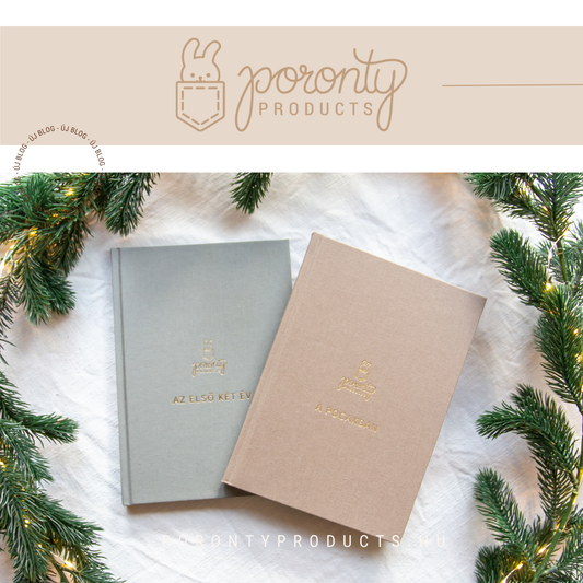 Poronty Products babanapló karácsonyi ajándék anyukáknak