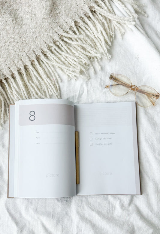 Cherish family memories with the Flashbacks Memory Journal, perfect for recording milestones