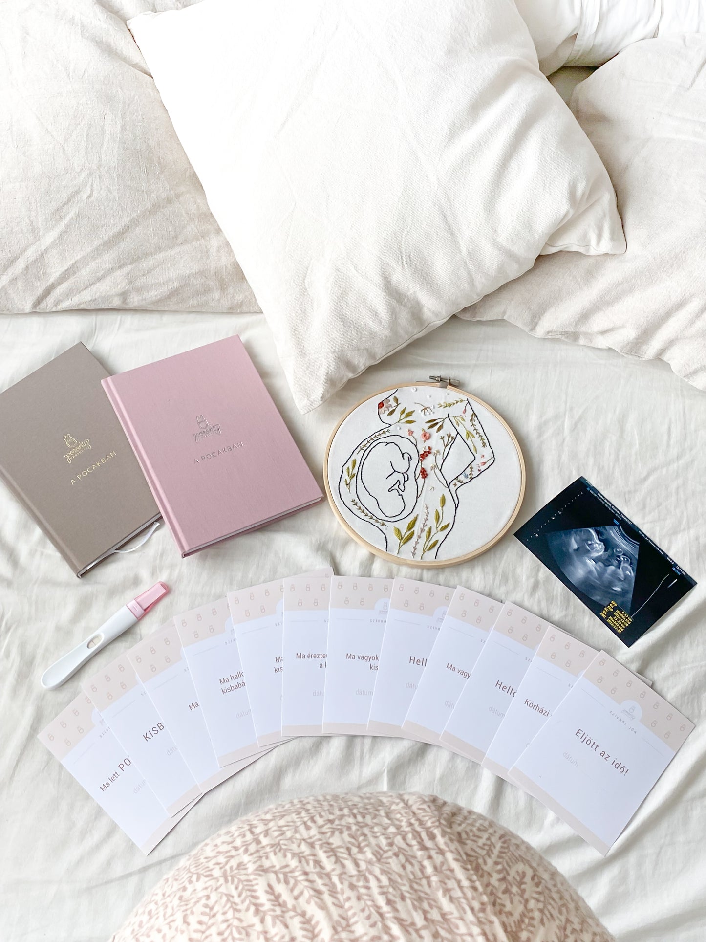 Poronty Products kismama mérföldkőkártyák