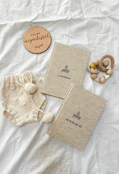 A pocakban kismama- , Az elsőkét év babanapló csomag